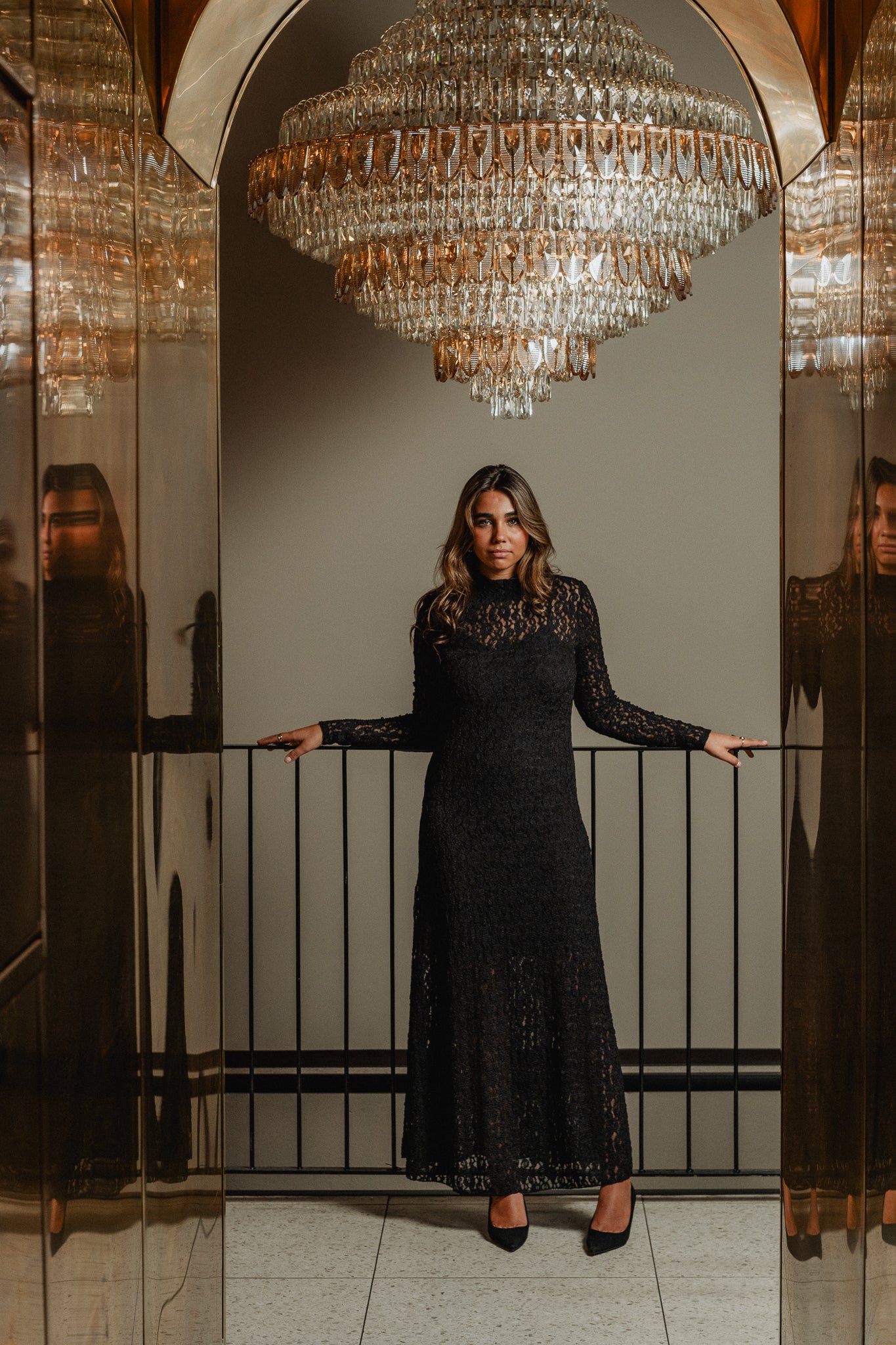 VMLUNA Long Dress - Black